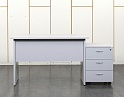 Купить Комплект офисной мебели стол с тумбой  1 200х700х750 ЛДСП Серый   (СППСК1-16061)