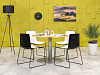 Обеденный стол Steelcase ЛДСП Бук Франция  СГКЛ1-110124