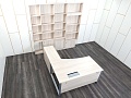 Кабинет руководителя SteelCase 1 600х2 000х750 ЛДСП Клен   (КРВ-26112)