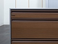 Кабинет руководителя Bene 2 000х1 800х750 Шпон Орех   (КРХ-06091)