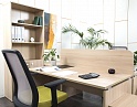 Купить Комплект офисной мебели 1 400х720х750 ЛДСП Бук   (КОМВ1-07062)