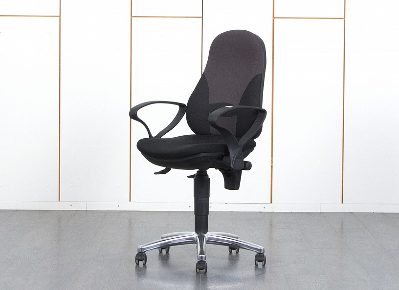 Офисное кресло для персонала   Ткань Черный   (КПТЧ-08070)