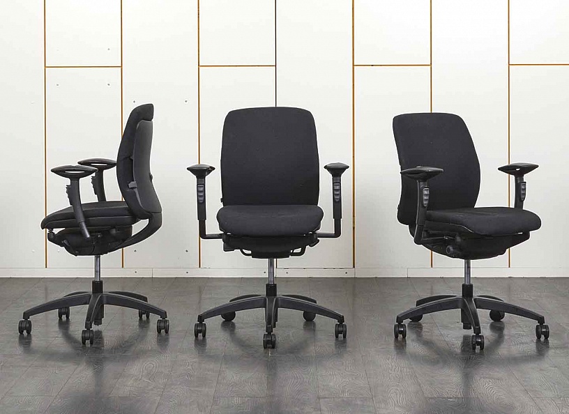 Офисное кресло для персонала   Ткань Черный   (КПТЧ-12071)