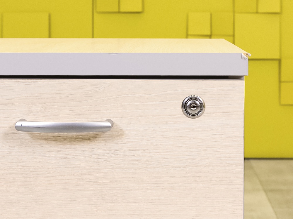 Офисная тумба выкатная ЛДСП Клен  ТВ3ЯВ1-30036