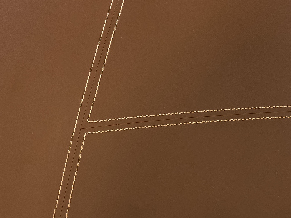 Стол для руководителя ENRICO PELLIZZONI 2000x1000 Кожа Коричневый Италия_СРЭК-210224