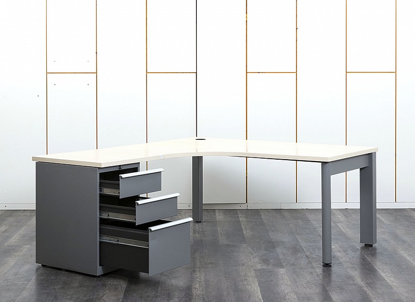 Комплект офисной мебели стол с тумбой Bene 1 625х1 830х720 ЛДСП Бук   (СПУВК1л-09112)