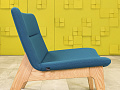 Мягкое кресло Oslo Lounge LD Seating Ткань Синий Чехия  КНТН-26025
