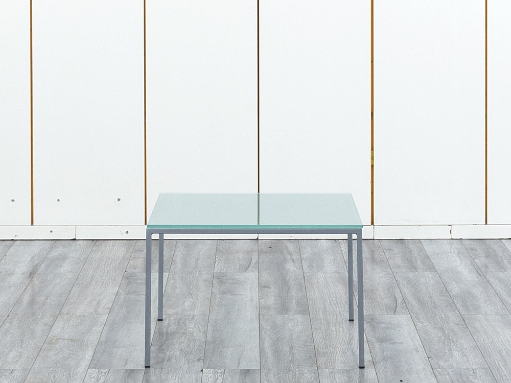 Журнальный столик  600х600х390 Стекло Серый   (СЖПС-14084)