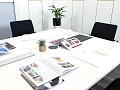 Офисный стол для переговоров Herman Miller 2 400х1 400х750 ЛДСП Белый   (СГПБк-02122)