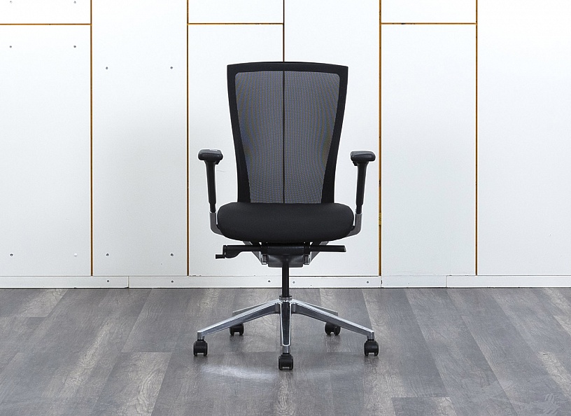 Офисное кресло руководителя  Sidis Сетка Черный T50  (КРСЧ-13072)