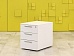 Офисная тумба выкатная Steelcase ЛДСП Белый Франция  ТВ3ЯБ-04026