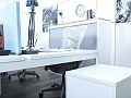 Комплект офисной мебели Herman Miller 2 800х1 630х750 ЛДСП Белый   (КОМБ1-30033)
