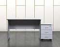 Купить Комплект офисной мебели стол с тумбой  1 200х700х750 ЛДСП Серый   (СППСК3-16061)