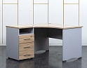 Купить Комплект офисной мебели стол с тумбой  1 200х1 320х740 ЛДСП Зебрано   (СПУЗКл-14101)