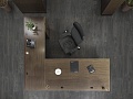 Кабинет руководителя Walter Knoll 2 430х2 130х750 ЛДСП Венге   (КРЕ1-17091)