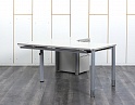 Купить Комплект офисной мебели стол с тумбой Bene 1 600х1 600х760 ЛДСП Серый   (СПУСКп-09112)
