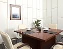 Купить Офисный стол для переговоров  1 200х1 200х770 ЛДСП Вишня   (СГПШ-10041)