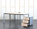 Купить Комплект офисной мебели стол с тумбой Ultom 1 800х1 600х730 ЛДСП Зебрано   (СПУЗКп1-23090)