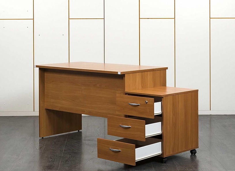 Комплект офисной мебели стол с тумбой  1 200х670х750 ЛДСП Ольха   (СППЛК-28041)