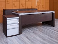 Кабинет руководителя MARTEX 1 800х800х750 Шпон Венге HAN  (КРЕ-07045)