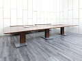 Офисный стол для переговоров Bene 4 270х1 520х740 Шпон Орех   (СГПХ-12123)