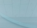 Офисный стол для переговоров  2 600х1 300х760 Стекло Прозрачный Ice  (СГОС-15014)
