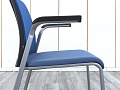 Конференц кресло для переговорной  Синий Сетка SteelCase   (УНСН-30074)
