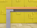 Стол для руководителя  Steelcase ЛДСП Бук Германия  СРПВ1-071223