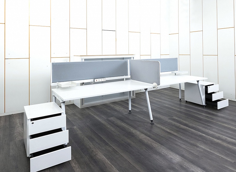Комплект офисной мебели Herman Miller 3 200х880х1 180 ЛДСП Белый   (КОМБ2-13112)