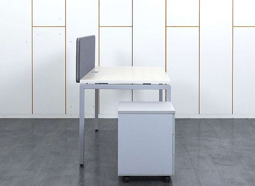 Комплект офисной мебели стол с тумбой  1 400х800х750 ЛДСП Зебрано   (СППЗк-24121)