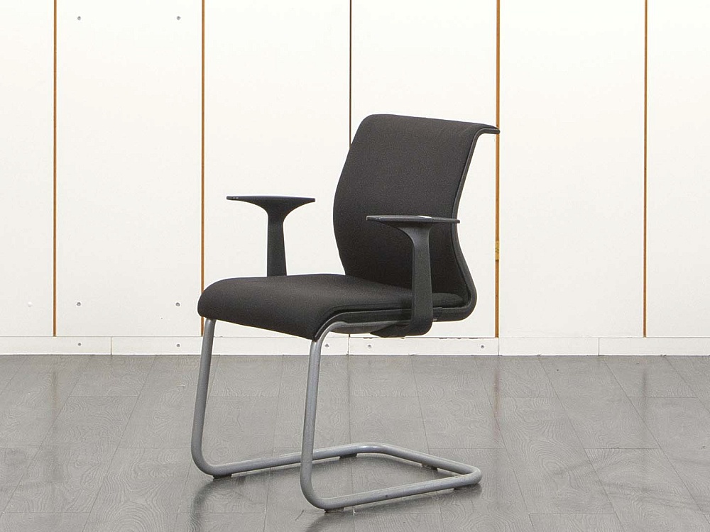 Конференц кресло для переговорной  Черный Ткань SteelCase   (УДТЧ-10081)