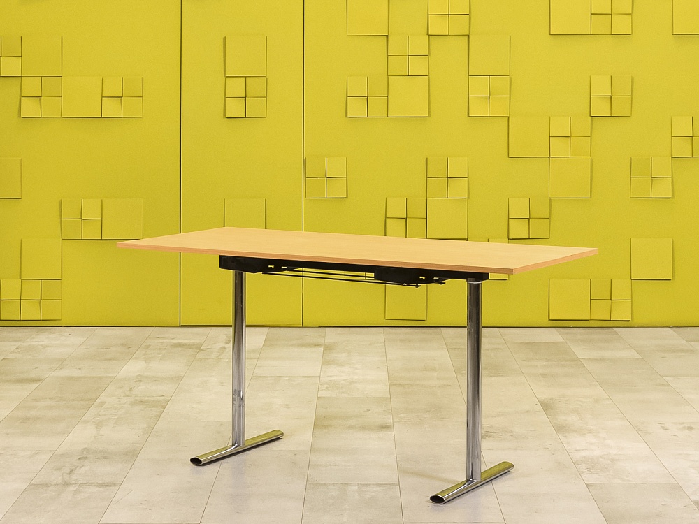 Офисный стол прямой  ЛДСП Зебрано Импорт  СППЗ1-25036