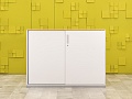 Шкаф для документов офисный Steelcase ЛДСП Белый Германия  ШД2ДБ-30016