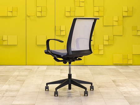 Офисное кресло для персонала на колесах NARBUTAS Ткань Серый Литва_КПТС-151223