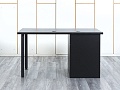 Комплект офисной мебели стол с тумбой IKEA 1 400х800х760 ЛДСП Черный   (СППЧКл-04064)