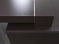 Стол для руководителя  2 220х2 000х730 ЛДСП Махагон   (СРУШК-29092)