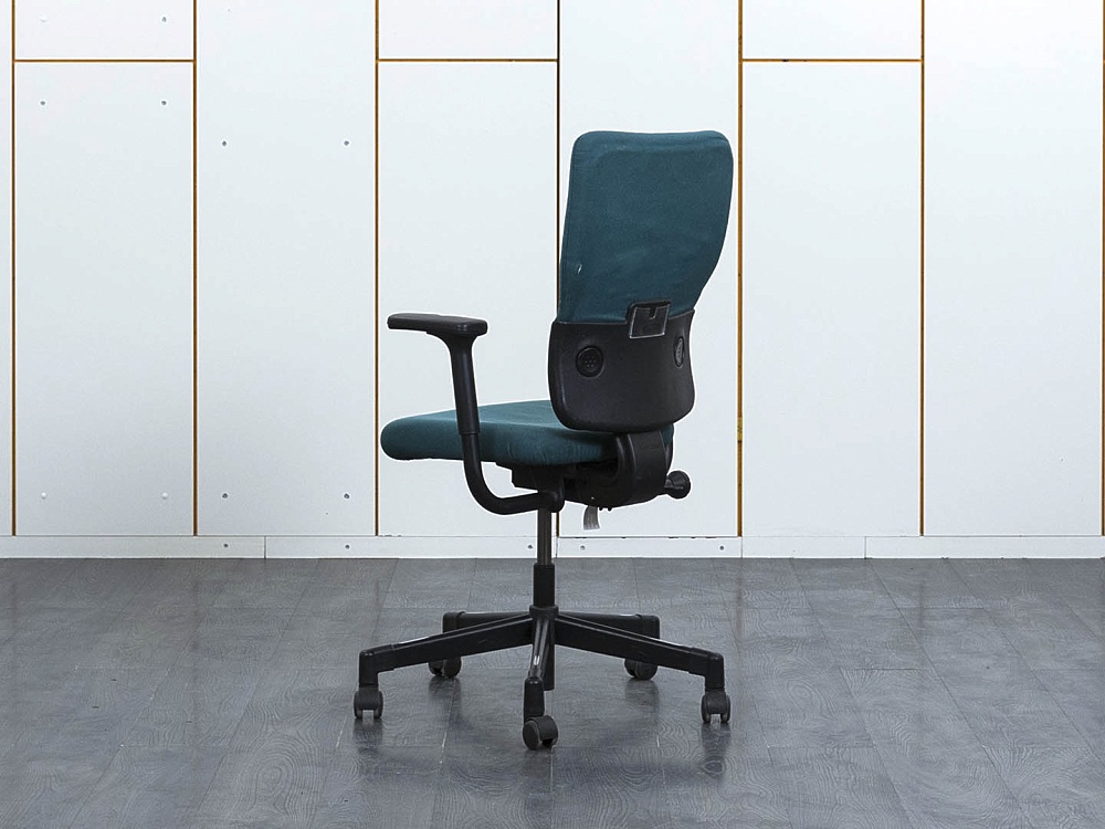 Офисное кресло руководителя  SteelCase Ткань Зеленый   (КРТЗ-20121)