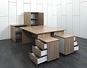 Купить Комплект офисной мебели стол с тумбой  1 400х680х750 ЛДСП Зебрано   (КОМЗ-13101)
