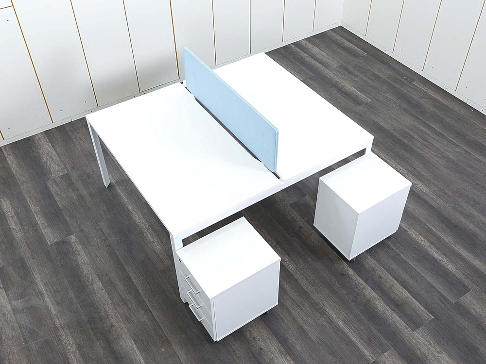 Комплект офисной мебели Herman Miller 1 400х1 630х1 150 ЛДСП Белый   (КОМБ-02122)