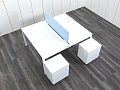 Комплект офисной мебели Herman Miller 1 400х1 630х1 150 ЛДСП Белый   (КОМБ-02122)