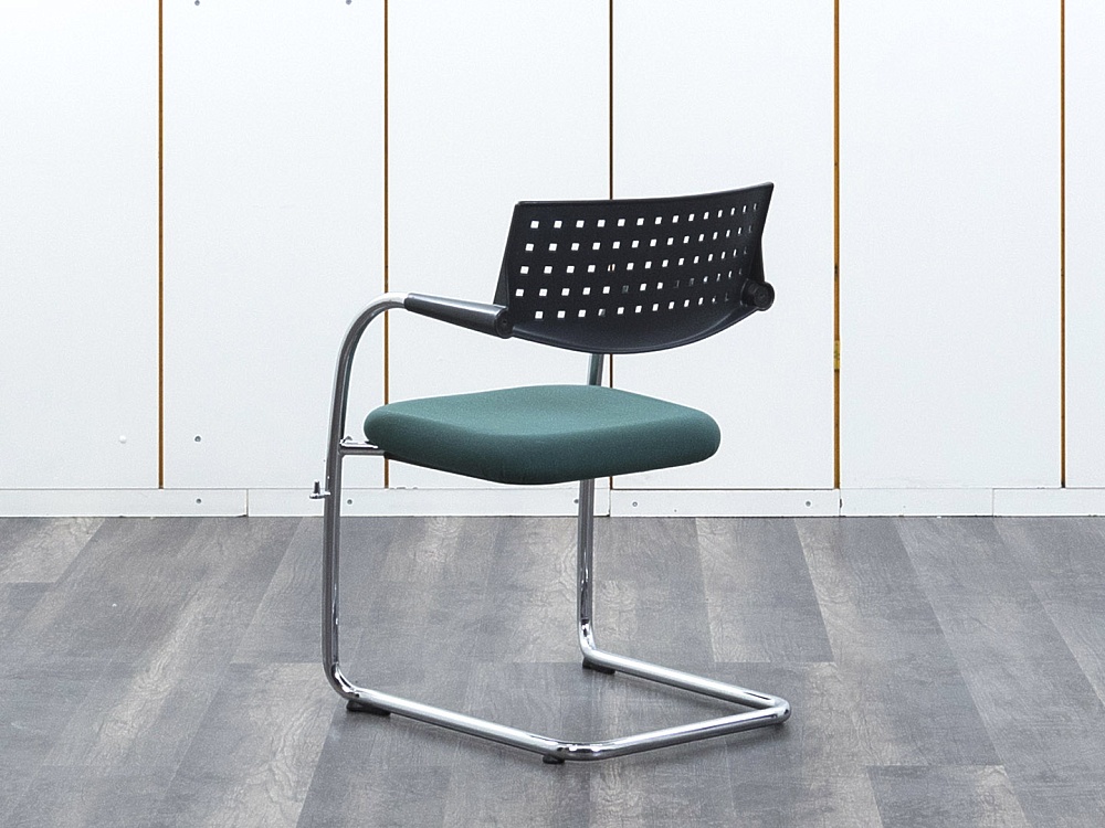 Конференц кресло для переговорной  Зеленый Ткань VITRA   (УДТЗ-21032)