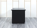 Комплект офисной мебели стол с тумбой IKEA 1 400х800х760 ЛДСП Черный   (СППЧКл-04064)