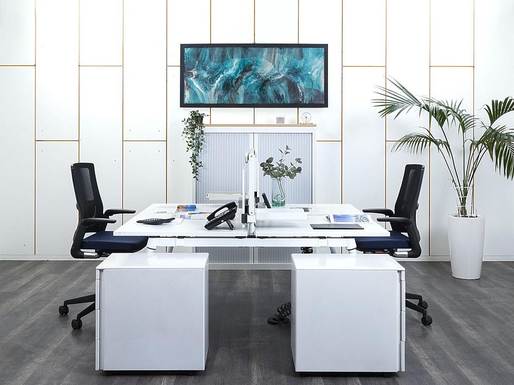 Комплект офисной мебели Herman Miller 1 600х1 650х1 180 ЛДСП Белый   (КОМБ-13112)