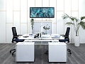 Комплект офисной мебели Herman Miller 1 600х1 650х1 180 ЛДСП Белый   (КОМБ-13112)