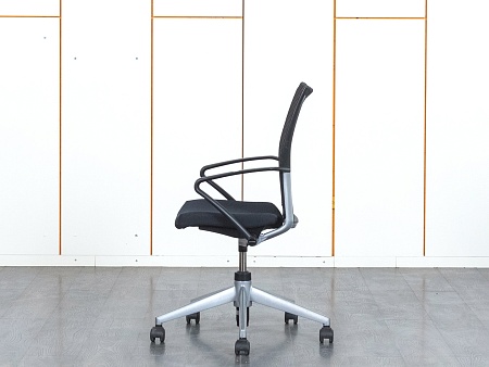 Конференц кресло для переговорной  Черный Ткань/сетка  Haworth   (КПТЧ-26110)