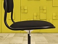 Офисное кресло для персонала на колесах IKEA Ткань Чёрный Швеция  КПТЧ-22076