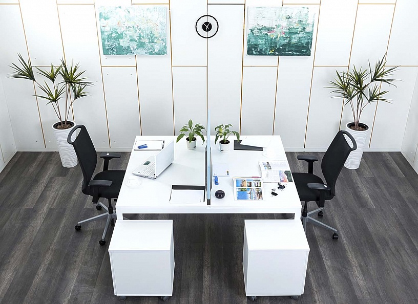 Комплект офисной мебели Herman Miller 1 400х1 630х1 150 ЛДСП Белый   (КОМБ-02122)
