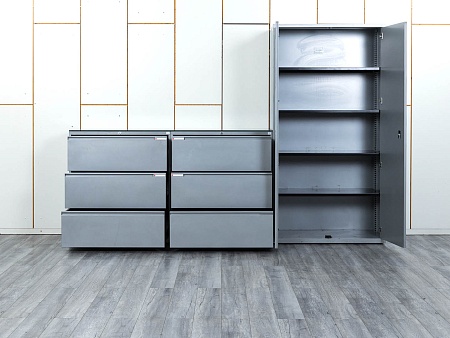 Комплект офисной мебели Herman Miller 3 200х1 800х1 000 ЛДСП Орех   (КОМХ-17082)