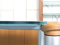 Офисный стол для переговоров  2 600х1 300х760 Стекло Прозрачный Ice  (СГОС-15014)