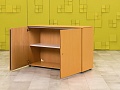 Офисная тумба для оргтехники BENE 1200x450x830 ЛДСП Ольха Распашные дверки Австрия_ТО2ДЛ2-050923